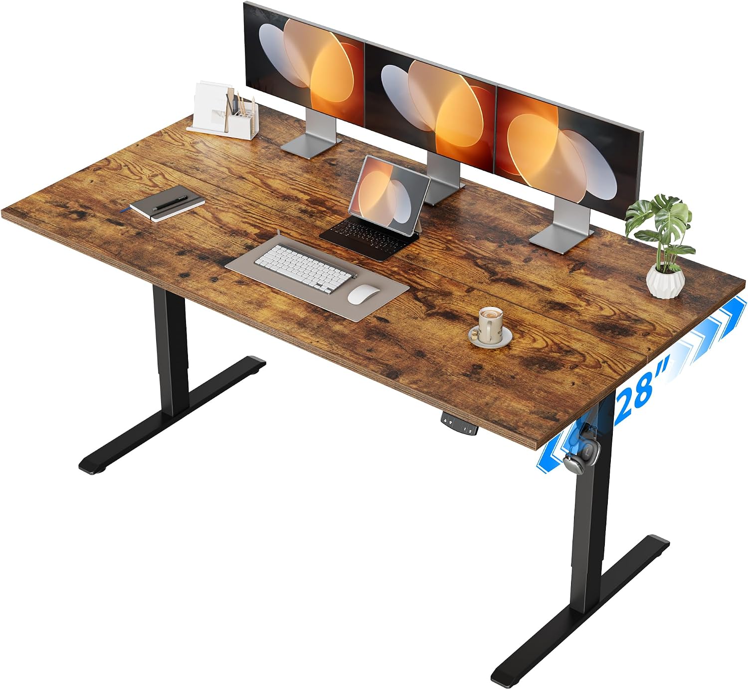 Home Office Work Table - Elektryczne biurko stojące, biurko z regulacją