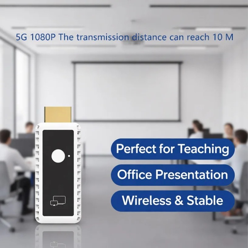 Home Office Laptop - Bezprzewodowy nadajnik-odbiornik HDMI 4K do odbiegania