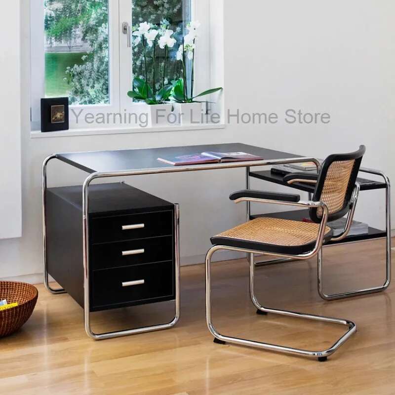 Home Office Work Table - Nowoczesna prostota Biurka biurowe Mały dom