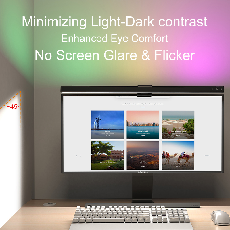Lampa LED RGB do monitora 60/8 – Home Office Work Table recenzja i cena